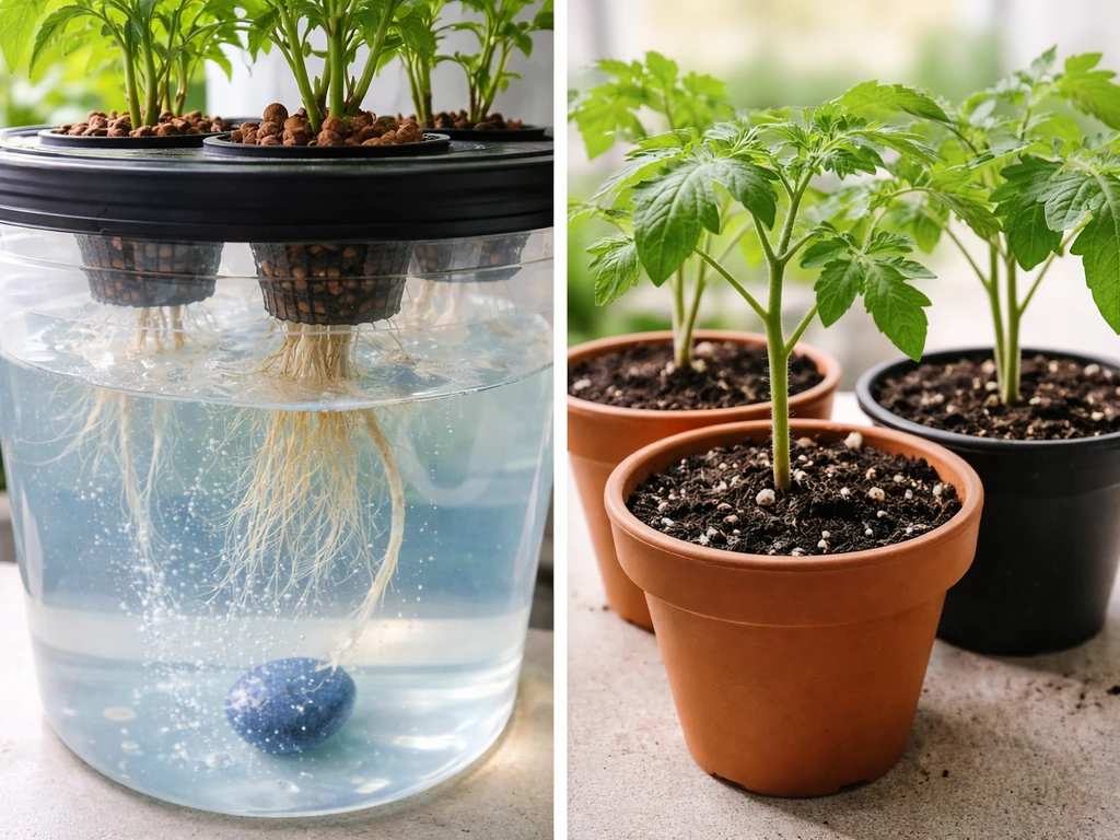 hydro grow vs soil